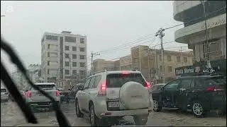 Snow fell in the city of Duhok,  Kurdistan Region of Iraq  on Monday, December 29, 2025