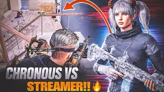 💀3 ) + PRO STREAMERS vs @chronousplayz | FASTEST 1VS 4 CLUTCHES ‼️ CONQUEROR LOBBY ‼️📈