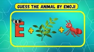 Guess The Animal By The Emoji..!!🦋🦁