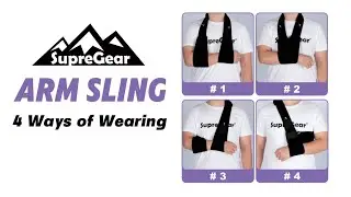 4 Ways to Wear It 💪 | SupreGear Shoulder Sling for Injury Recovery
