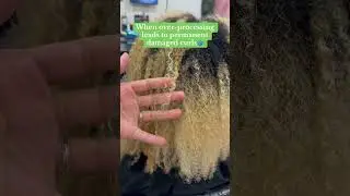 How Bleach Damages Your Curls: Essential Tips to Keep Your Hair Health #hairbleach #fy #curlyhair