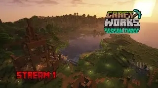 Craft Works S3 | Stream 1 - Starting the Shopping District - Minecraft Stream VOD