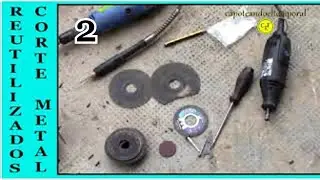 MINI ACCESORIO MOTOR TOOLS CASERO 2 (discos de corte para metales)
