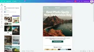 How to create and send HTML emails using Canva | Email Marketing