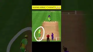 Mankading Chance😱😱 in Cricket Career 2016 | Game | CC2016 | CC 2016 | Cricket Career 2016 | #shorts