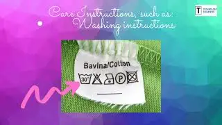 level 1 Textiles- Care labels