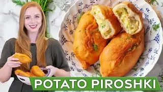 Cheesy Potato Piroshki with Bacon | Deep-Fried Ukrainian Street Food