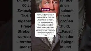 Goethe und sein Lebenswerk &ndash; Faust. #b&uuml;cher