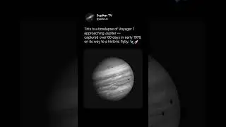 Voyager&rsquo;s Journey to Jupiter 🚀 #shorts #space