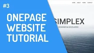 [3] One-Page Website mit HTML & CSS | Vorbereitungen treffen