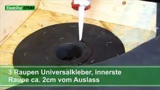 EPDM Ablauf setzten