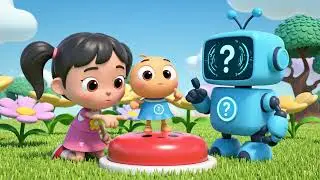 Robo & Mimi&rsquo;s Magic Button Adventure | Learn Colors for Kids | Fun Educational AI Cartoon