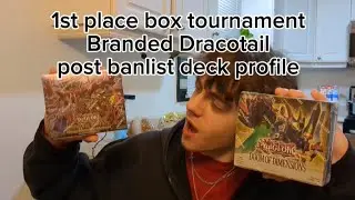 1st place box tournament Branded Dracotail deck profile post banlist! 