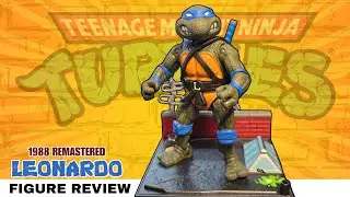 TMNT 1988 REMASTERED LEONARDO FROM PLAYMATES FIGURE REVIEW