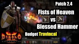 Budget Fists of Heaven Paladin - Is it better than Hammerdin? - Patch 2.4 Diablo 2 Resurrected