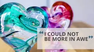Spirit Pieces Memorial Art - Glass Hearts