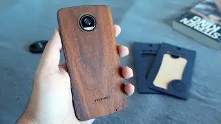 Recebi traseiras de madeira da Paubrasil para Moto Z2 Play. Minhas impressões