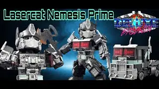 Laser Cat Toys Steel Head Commander Darkness Version. (AKA Nemesis Prime)