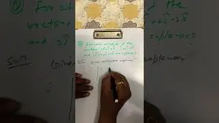Rapid solution for vector problems #mathematics #trending  #sumansir #maths #sigmarule #shorts