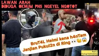 Tertib || Curug Kalimalang | Diduga Oknum PNS Tubr7k  Relawan Tancap Gass | Brutal Helmi kena H4nt4M