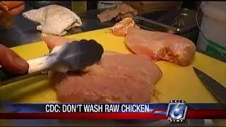 The perils of washing raw chicken explained