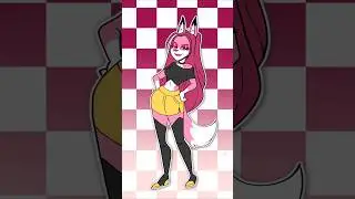 KPop Demon Hunters Mira X Abby FURRY GIRL Transformation Miromance Animation ✨💘 #meme