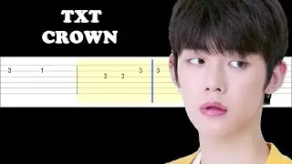 TXT - CROWN (Easy Guitar Tabs Tutorial)