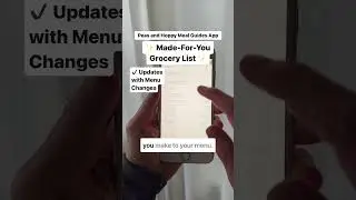 Weekly Meal Planning App with Recipes and Grocery List: The Peas and Hoppy Meal Guides app