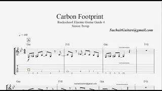 Carbon Footprint (guitar only track) - Rockschool Electric Guitar Grade 4 Guitar Lesson