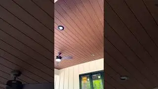 How to install a STUNNING Chamclad porch ceiling #gotitcoach #chamclad #ceilinginstallation