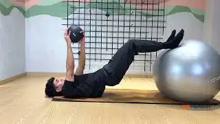 255-Swiss Ball Bridge Diagonal Pattern With MB