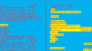 Process planning and cost estimations-4 5