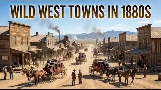 A Tour of Wild West Mining Towns in the 1880s (AI Reconstruction)