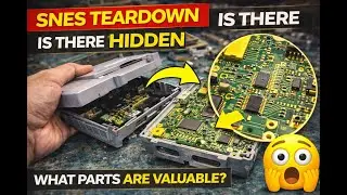 SNES Teardown: The Shocking Truth About Hidden Gold!