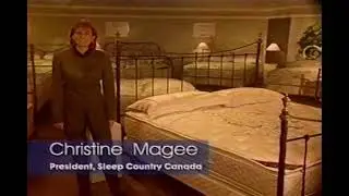 Christine Magee - Sleep Country Canada [1997 Commercial Ad]