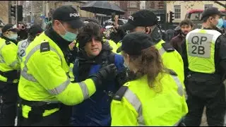 Anti-lockdown march in Bristol