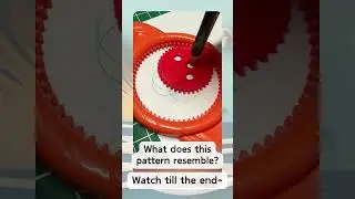 Satisfying geometric patterns Spirograph art #372