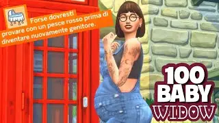 The Sims 4 ITA | 100 Baby Widow Challenge: SHOCK, INTERVENGONO I SERVIZI S0CIALI!😰 #45