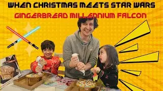 When Christmas Meets Star Wars - Gingerbread Millennium Falcon