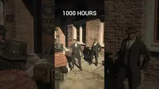 Killcam 10 hours vs 1000  hours of gameplay in RDR2