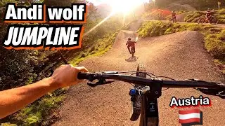NEW ANDI WOLF JUMPLINE and local trails: D&rsquo; Oachk&auml;tzla, D&rsquo; Bockige, Dr&rsquo; Sauzeacha. Austria, Tirol.