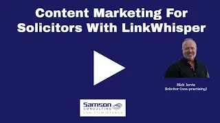 LinkWhisper For Content Marketing For Solicitors