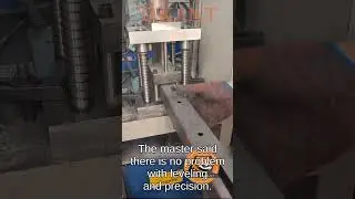 A punching mold for warehouse shelves.