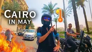 43&deg;C 🥵 Motorbike Ride in Cairo | Egypt Vlog 320