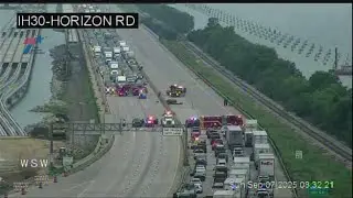 Incident closes east and westbound lanes of Interstate 30 near Rockwall