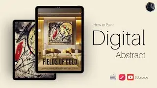 How to Paint Stunning Digital Abstract Art | Infinite Painter on iPad Pro