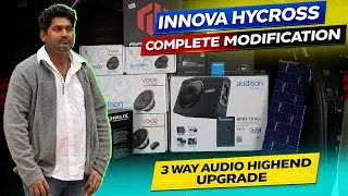 Innova Hycross Complete Modification | 3 Way Active Audio | Car Sense Chennai | Hycross Accessories