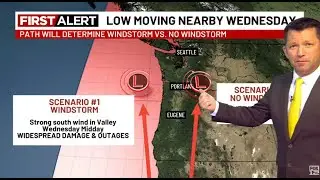 First Alert: Potential for strong wind Christmas Eve