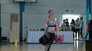 Kordovánky Rajec - MSR SNV 2017, sólo pom-pom junior Viktória Bieliková