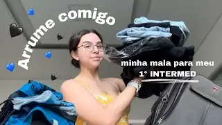 Arrumando minha mala pro meu 1° INTERMED!